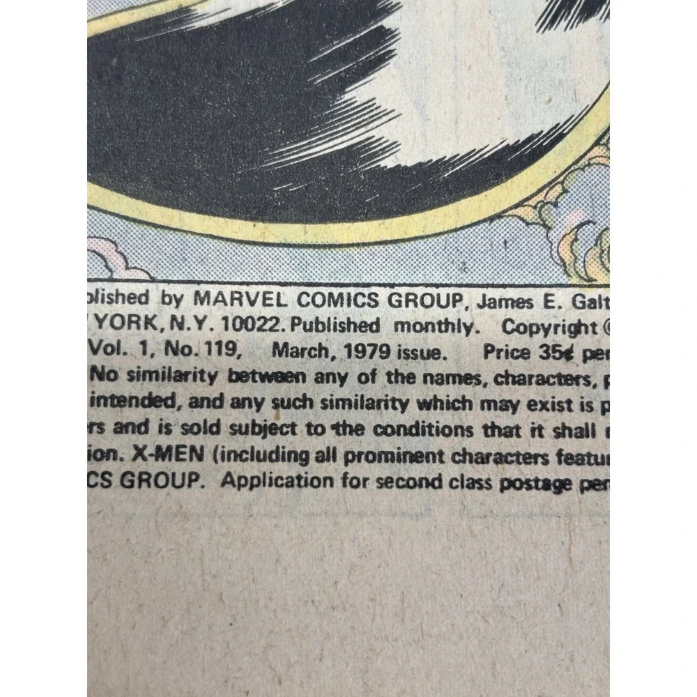 X-MEN #119 - MARCH 1979 - Bronze Age - Moses‎ Magnum & Colleen WIng